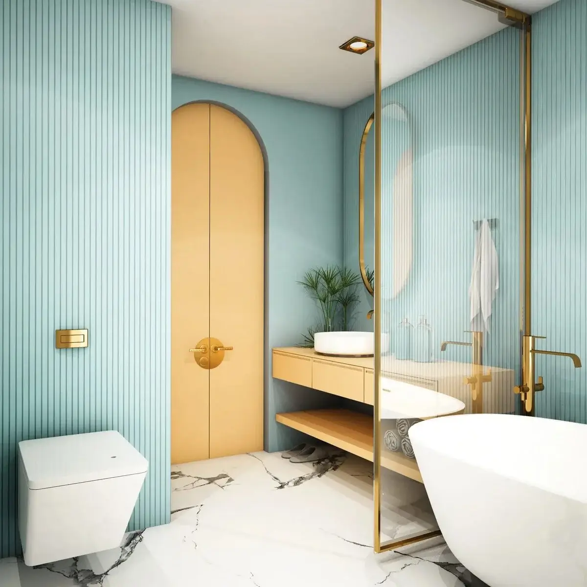 Accesorios baño dorados: exclusividad para el cuarto de baño