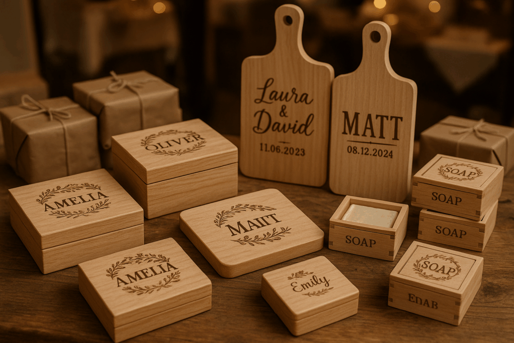Grabado láser sobre madera para regalos Grabado láser sobre madera para regalos