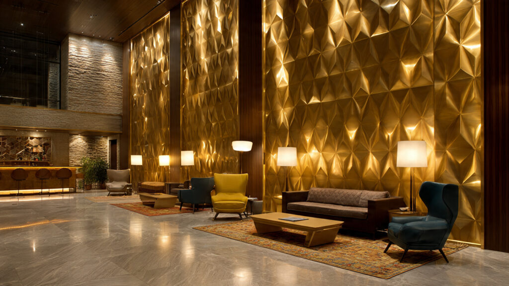 placas metálicas para hoteles