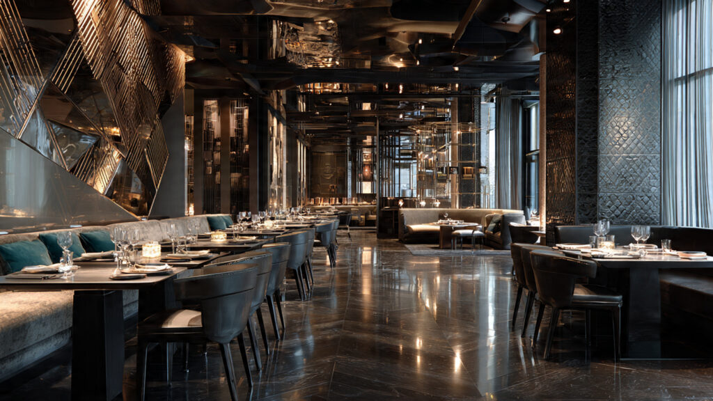 placas metálicas para restaurantes